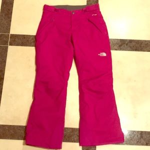 North Face Insulated Pants Sz M 10-12